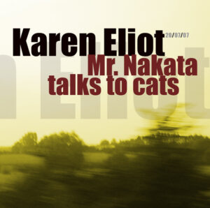 Karen Eliot - Mr Nakata talks to cats - album artwork by Bert Vanden Berghe